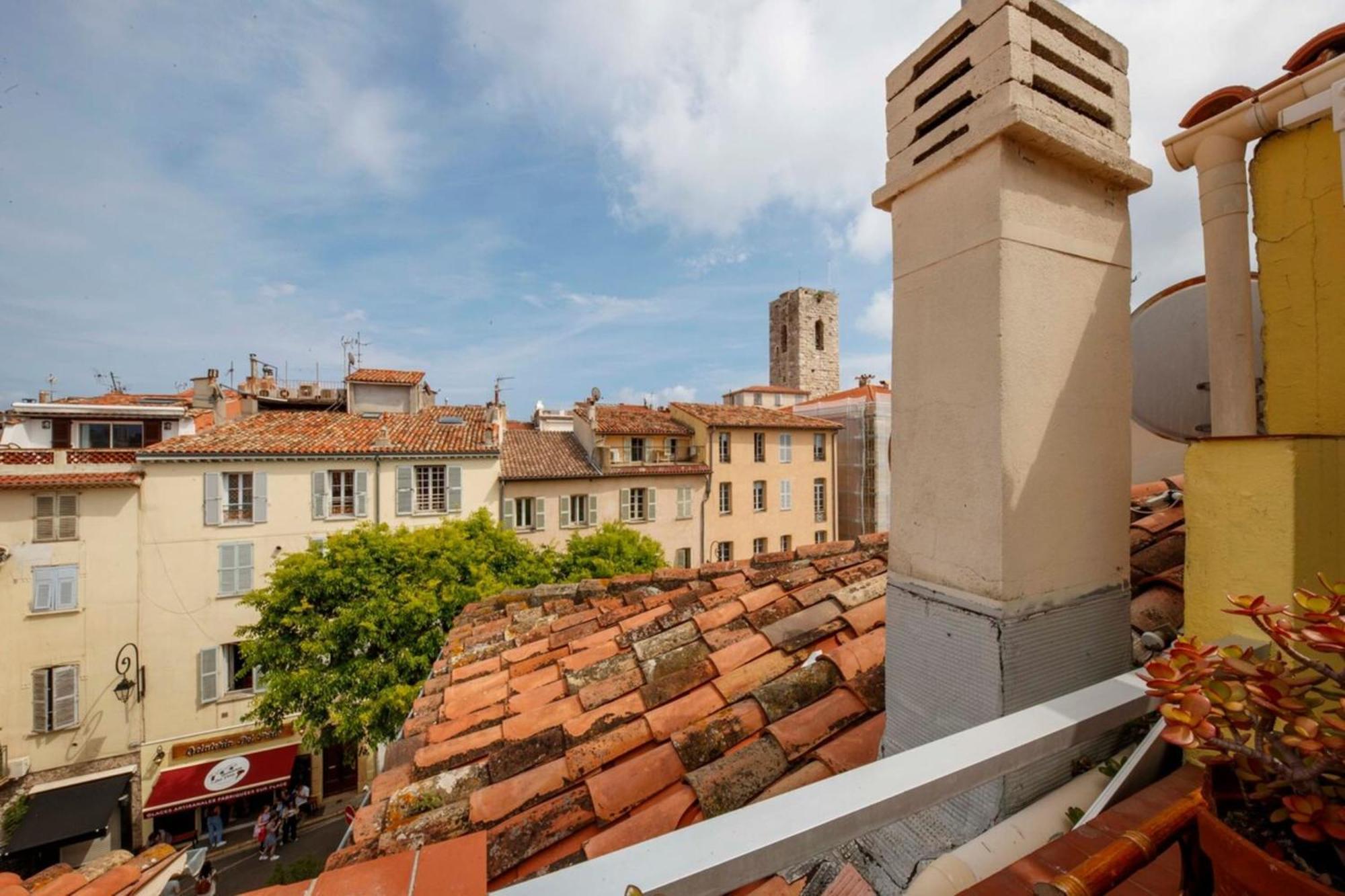 דירות 06M - Old Antibes Beautiful Duplex Terrace With Sea View מראה חיצוני תמונה
