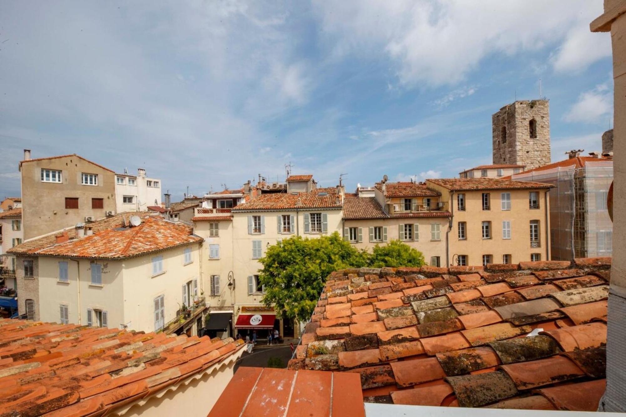 דירות 06M - Old Antibes Beautiful Duplex Terrace With Sea View מראה חיצוני תמונה