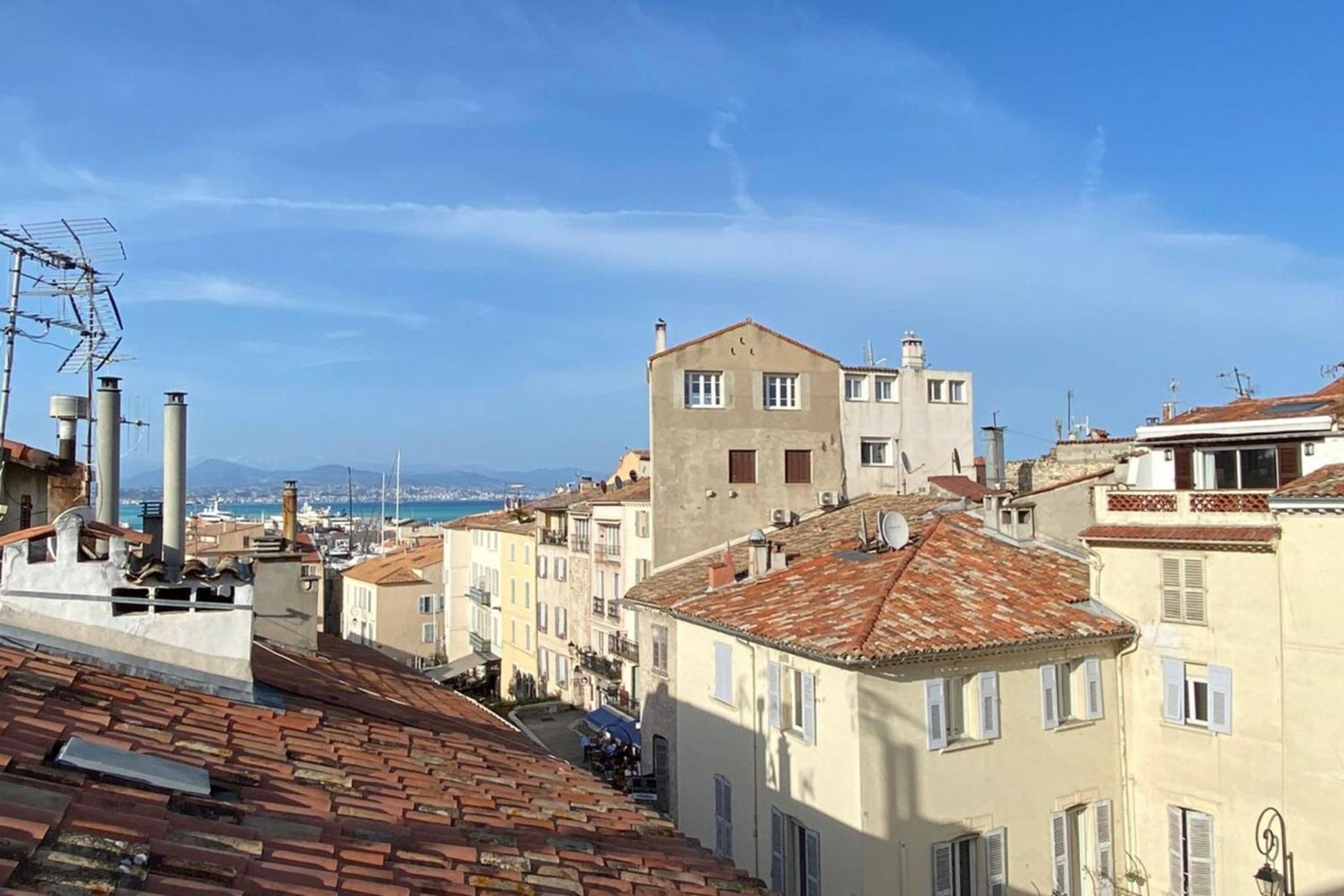 דירות 06M - Old Antibes Beautiful Duplex Terrace With Sea View מראה חיצוני תמונה