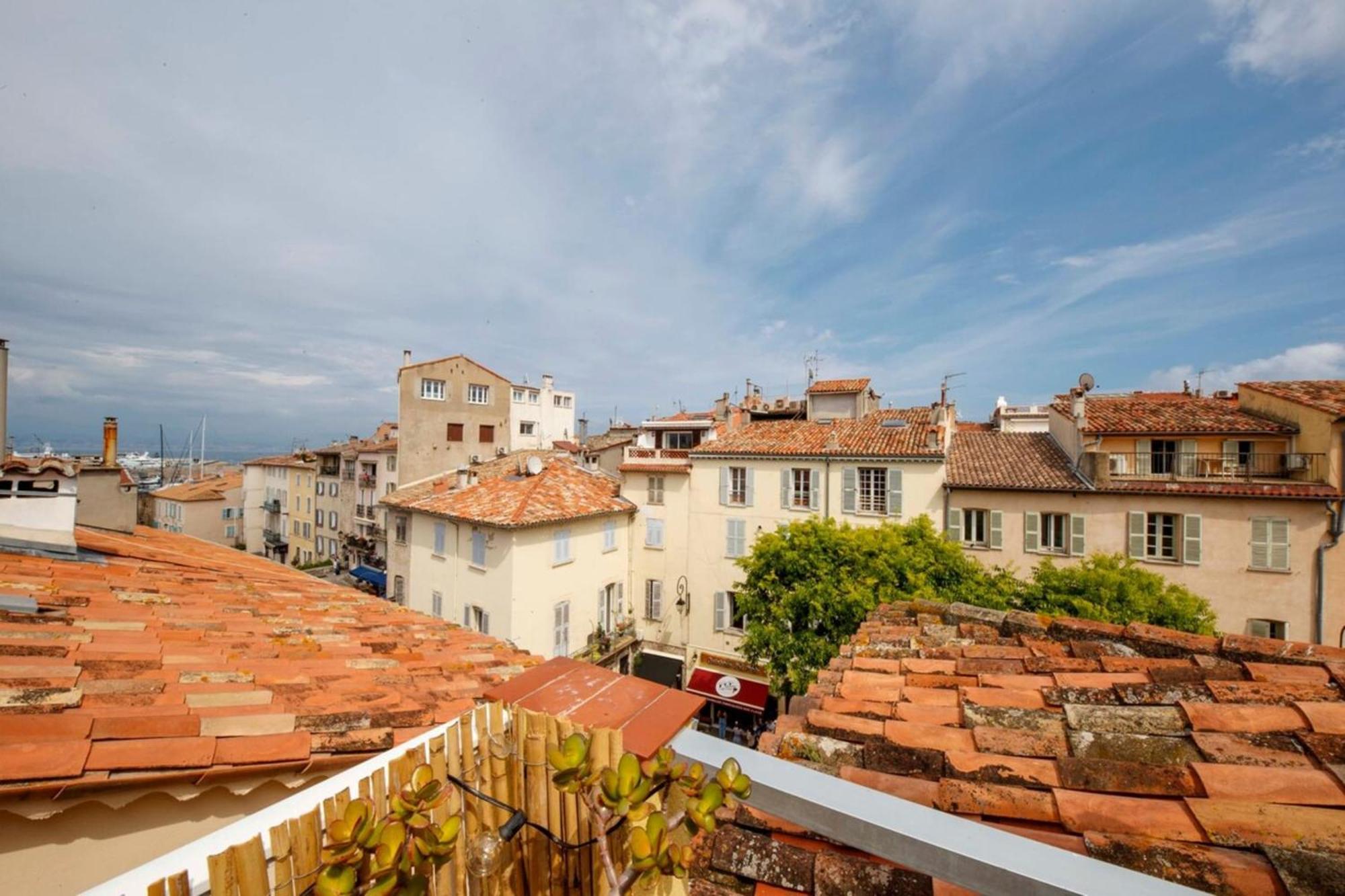 דירות 06M - Old Antibes Beautiful Duplex Terrace With Sea View מראה חיצוני תמונה
