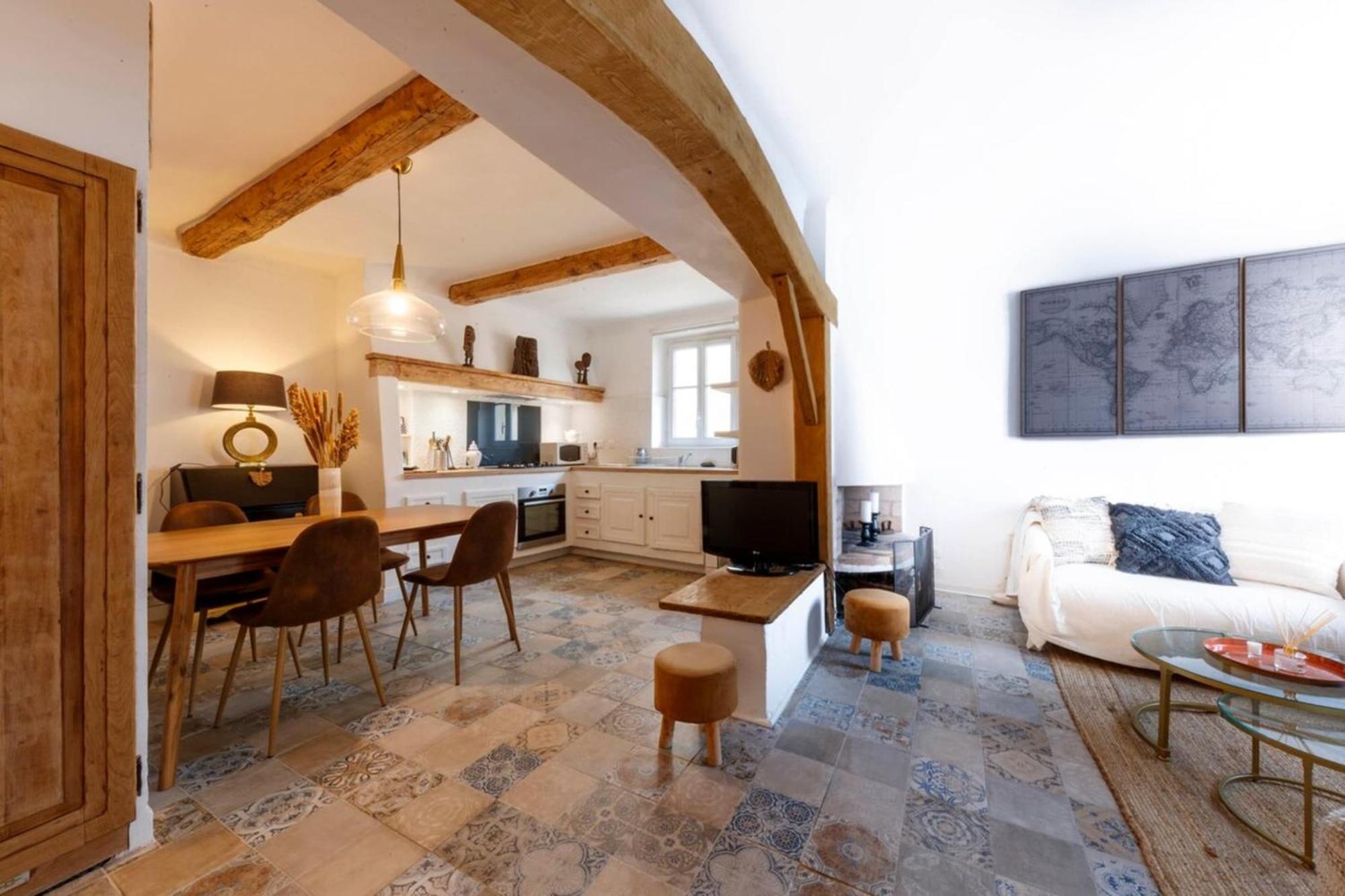 דירות 06M - Old Antibes Beautiful Duplex Terrace With Sea View מראה חיצוני תמונה