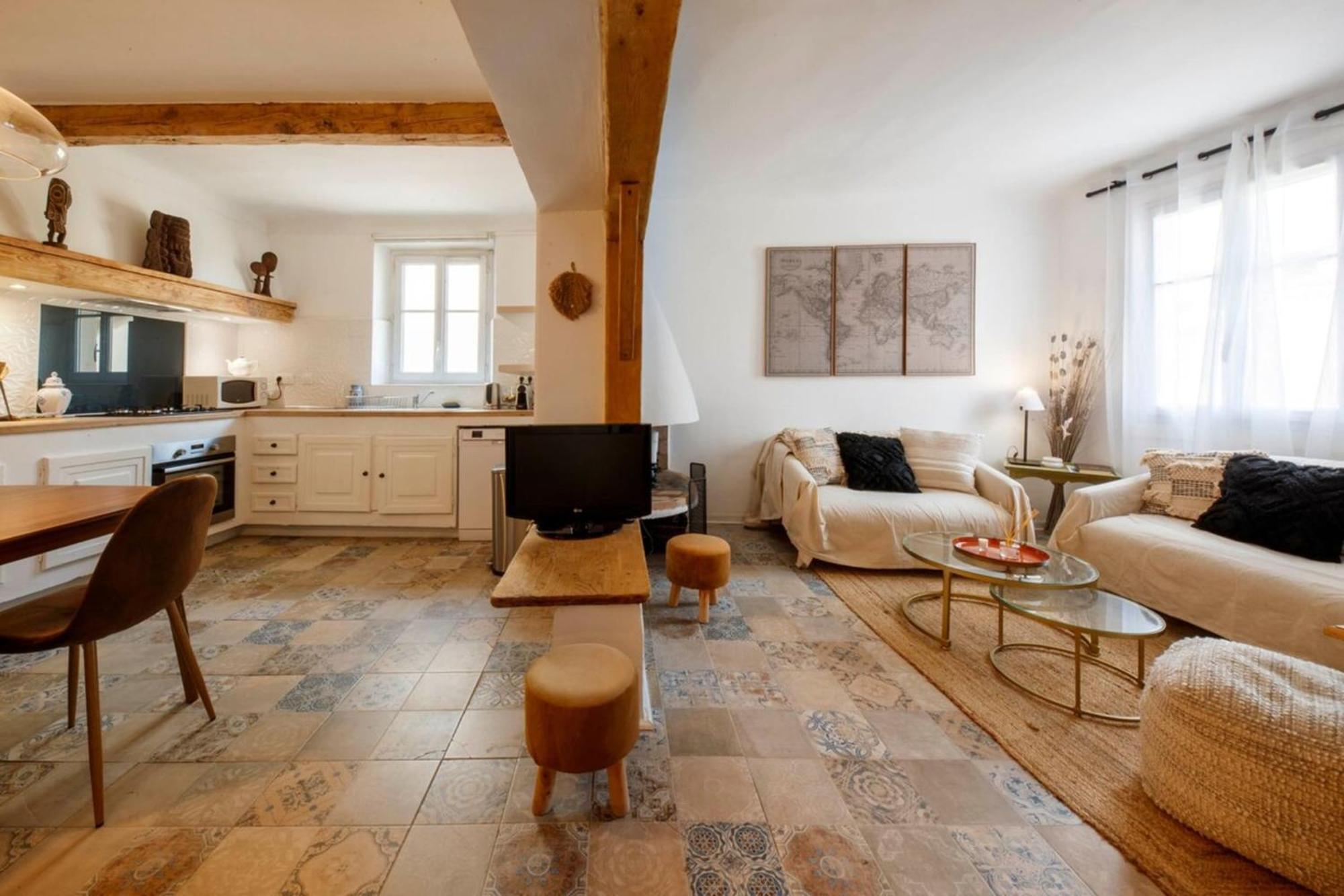 דירות 06M - Old Antibes Beautiful Duplex Terrace With Sea View מראה חיצוני תמונה